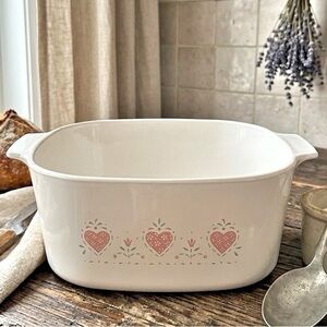 Vintage 80s CorningWare Forever Yours A-5-B Dutch Oven Casserole Dish VGC NO LID